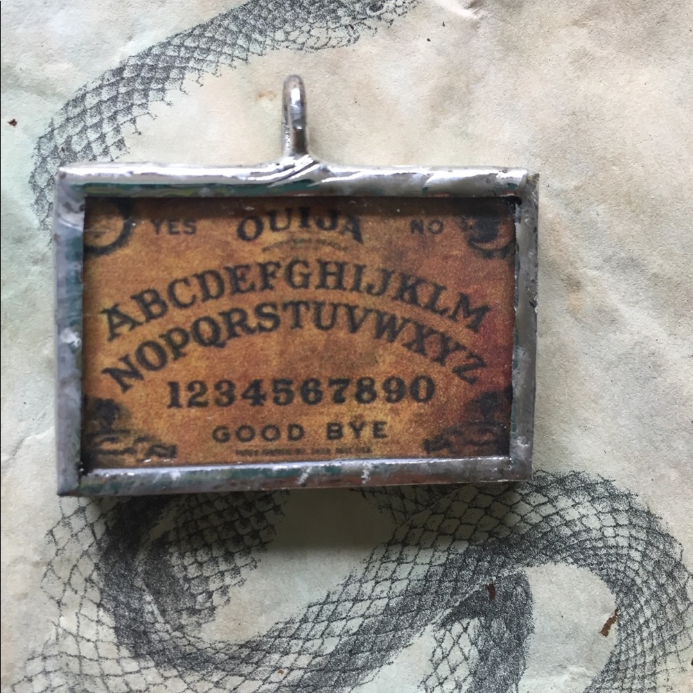 Ouija witchcraft devil soldered jewelry pendant